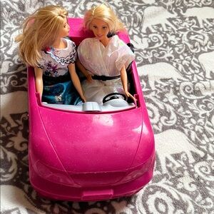 Pink Convertible Car only